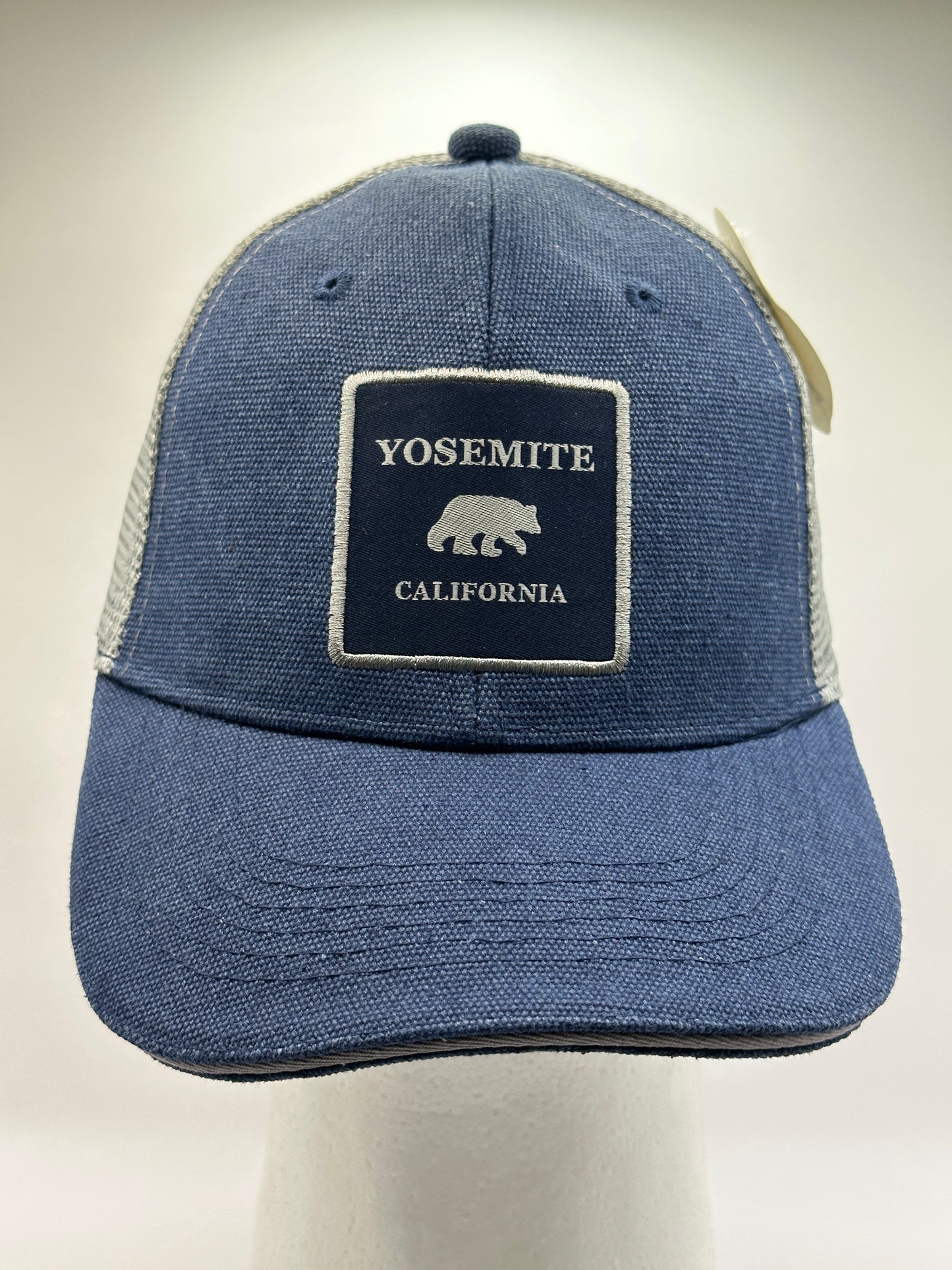 Blue Mesh Stitched Square