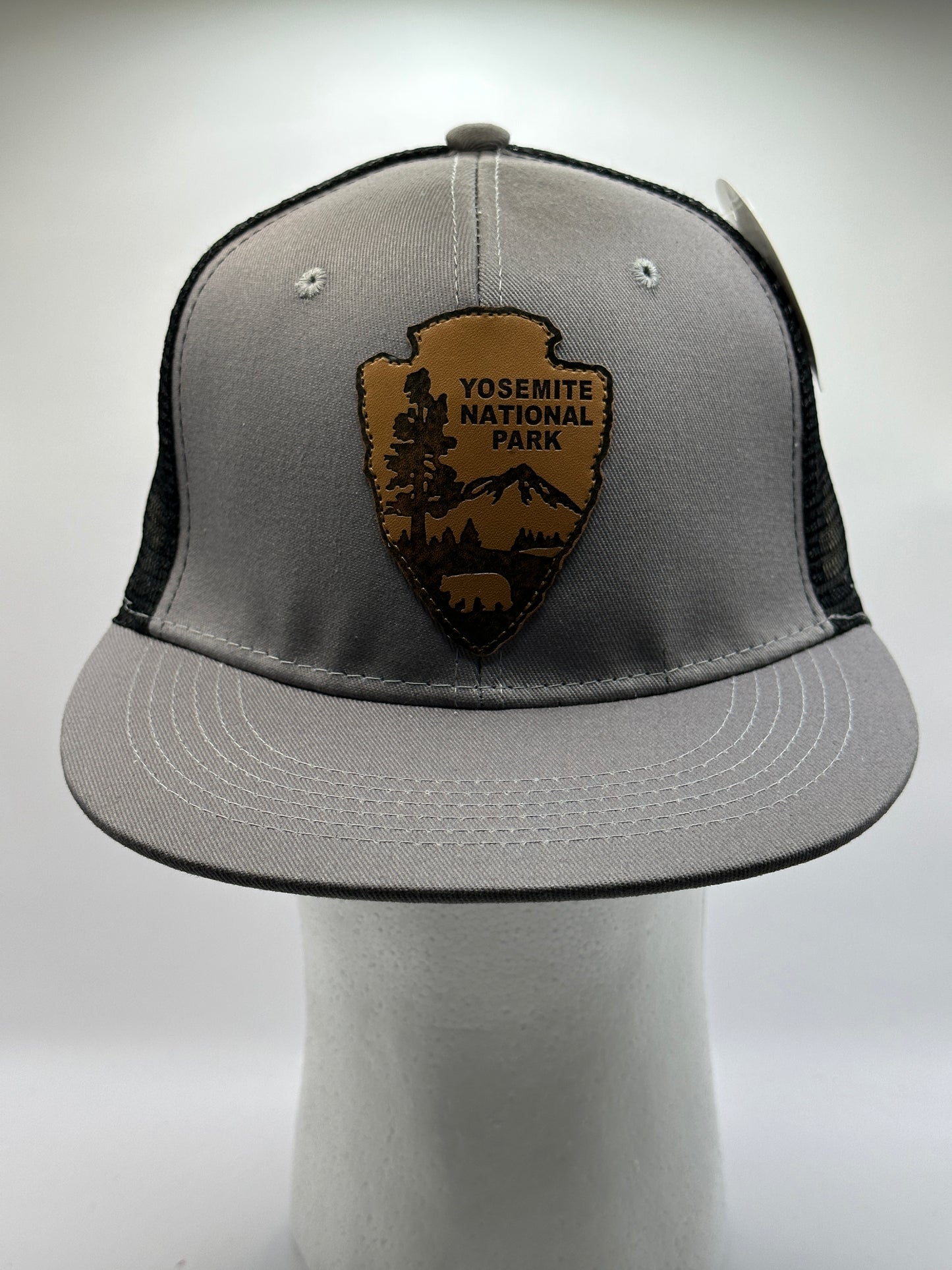 Gray & Black Leather Arrow