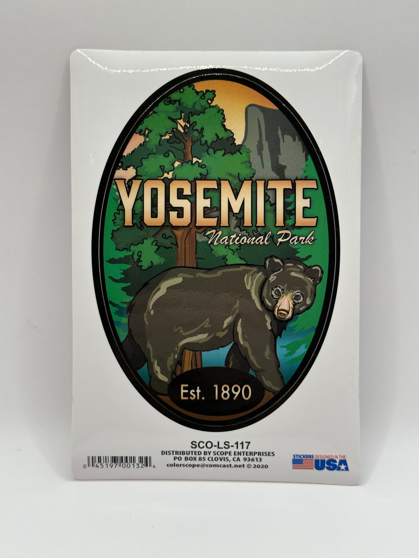 Vintage Oval Green Bear