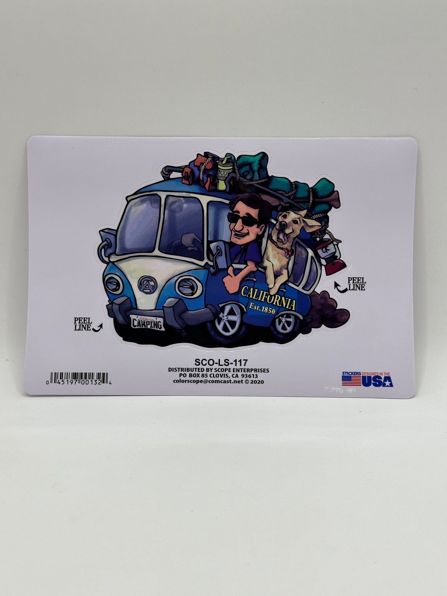 Cartoon VW Bus