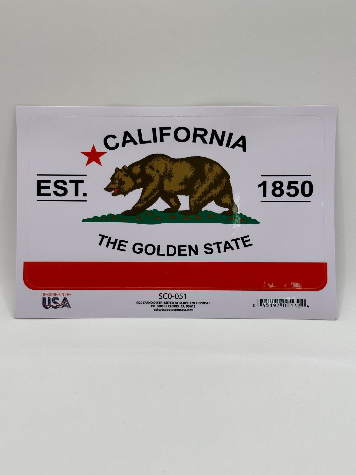 CA Flag Bear