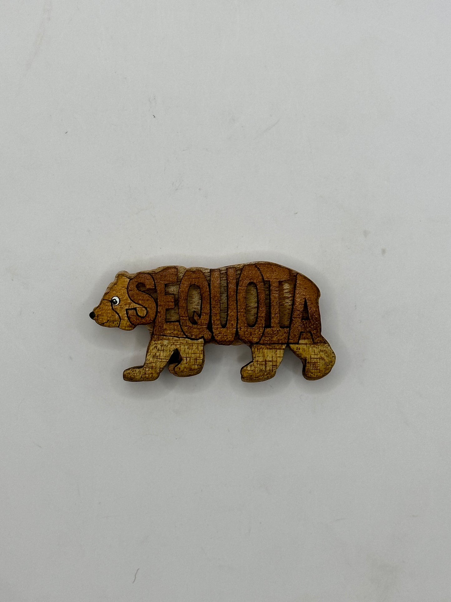 Wood Brown Letters