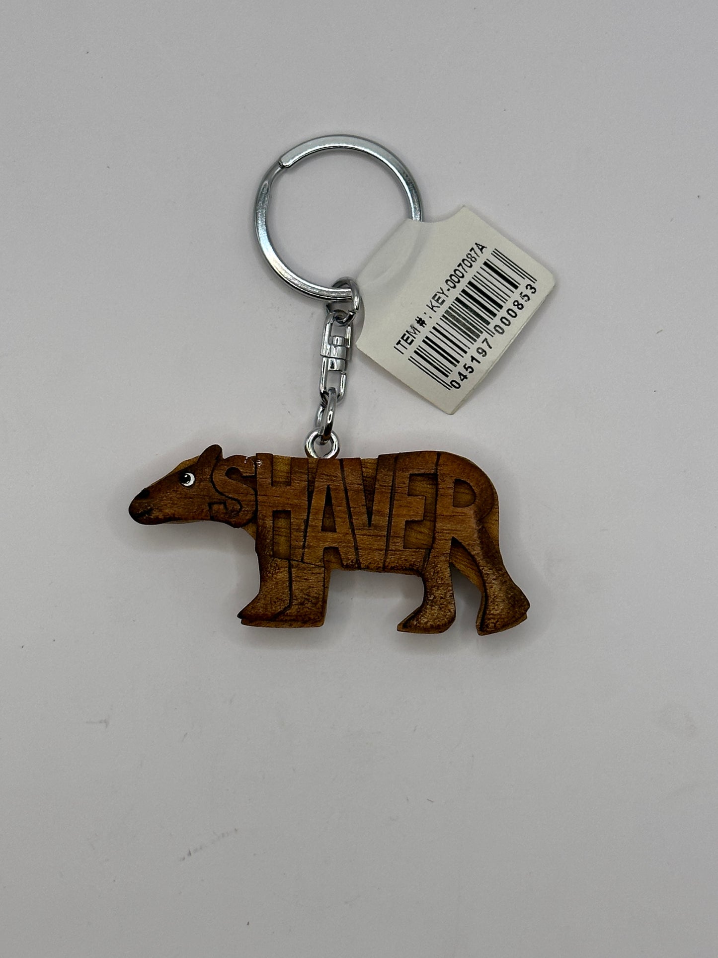 Wood Bear Letters