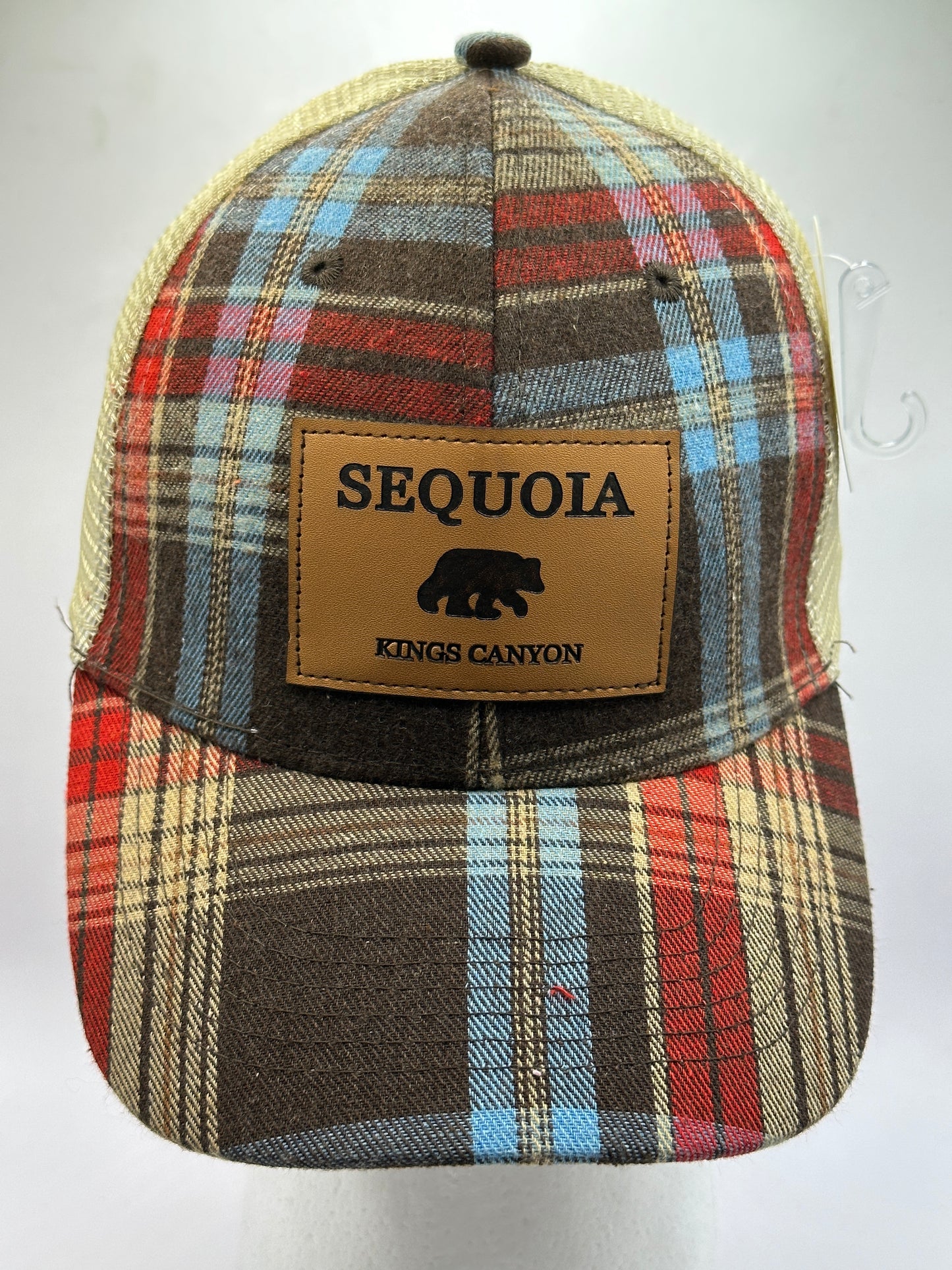 Seq. Plaid Leather Patch
