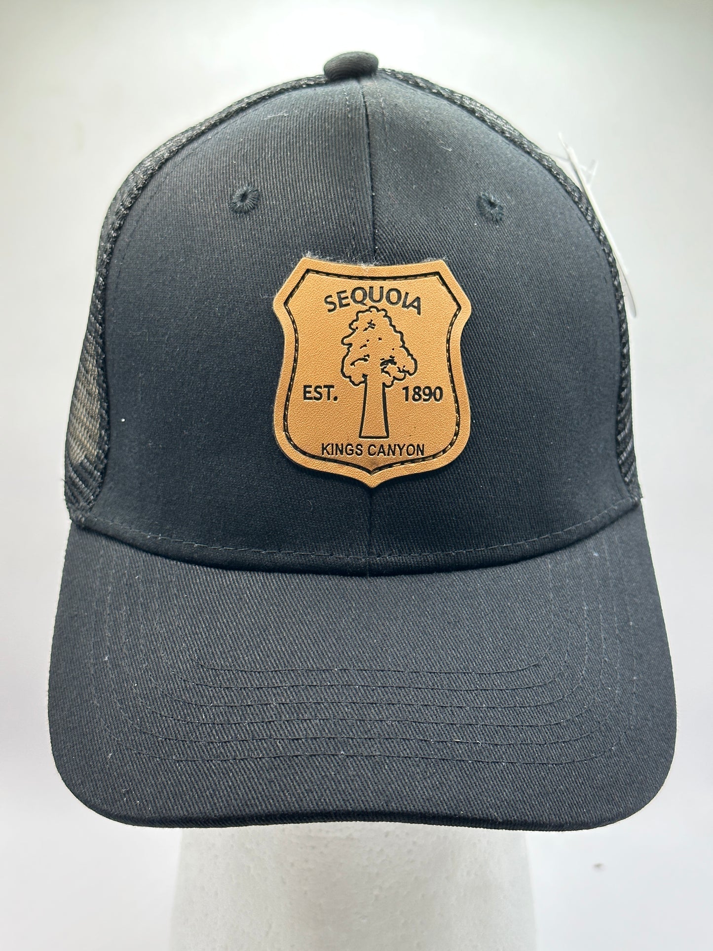 Seq. Black Leather Shield