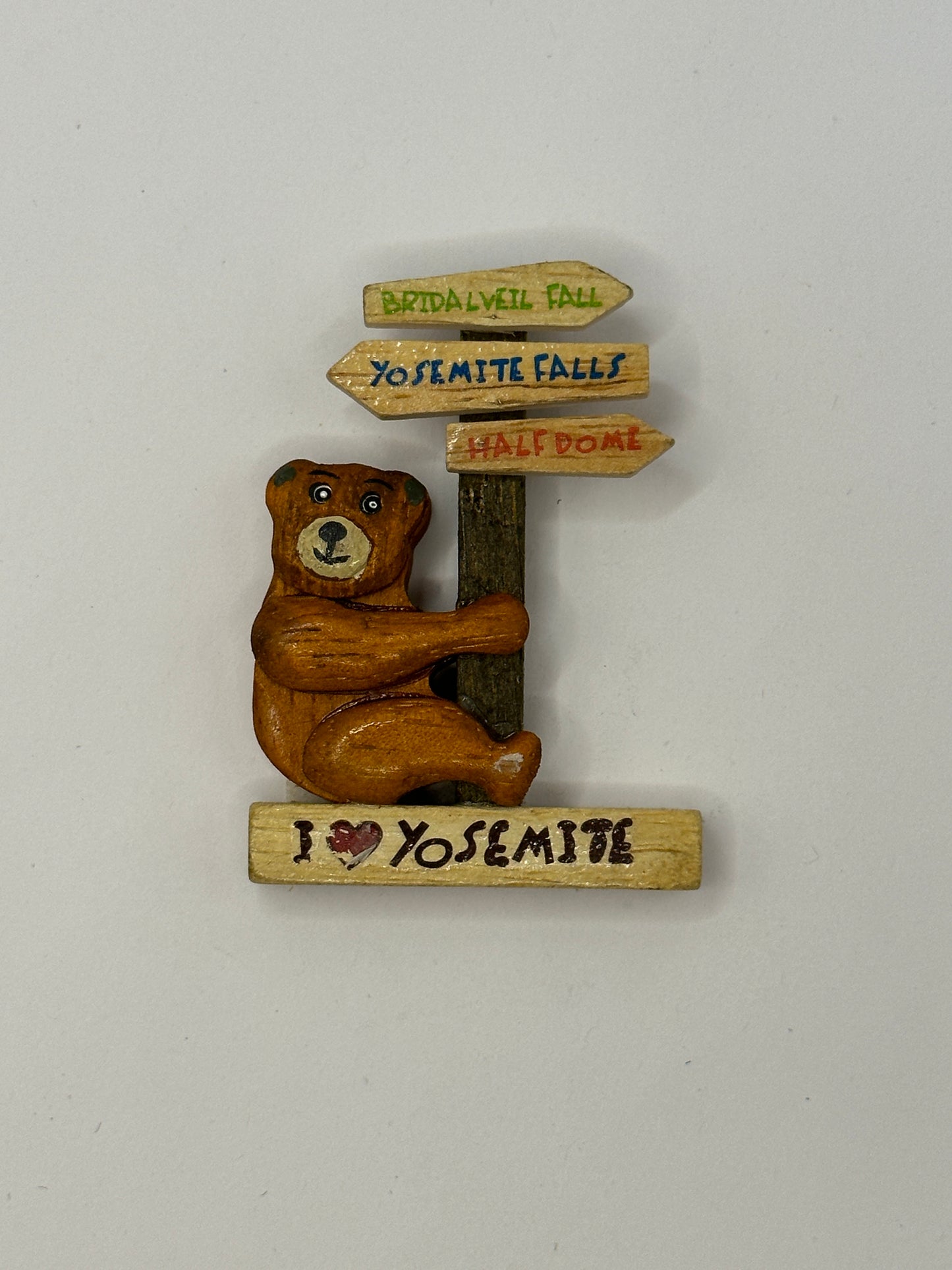 Wood Brown Bear Signs