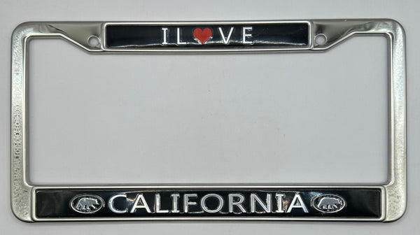 License Plate Frame California