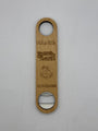 Large wood bottle opener