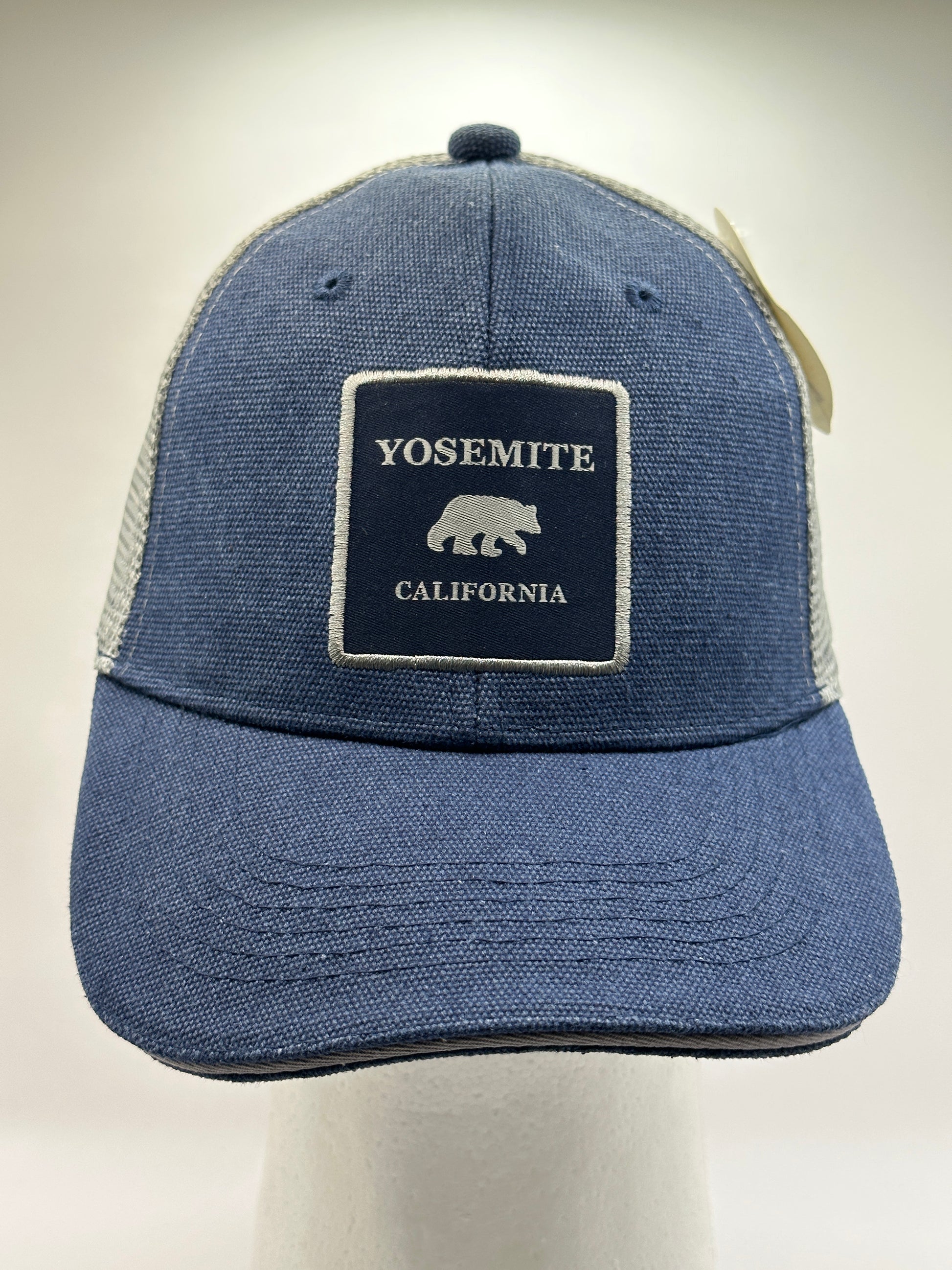 Blue Mesh Stitched Square