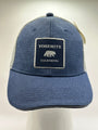 Blue Mesh Stitched Square