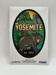 Vintage Oval Green Bear