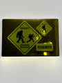 Gold Bigfoot Sign