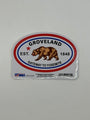 Oval CA Flag