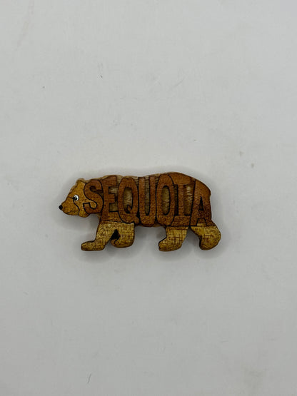 Wood Brown Letters