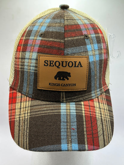 Seq. Plaid Leather Patch