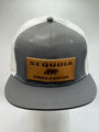 Seq. Gray White Leather Patch