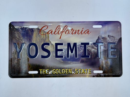 License Plate Yosemite